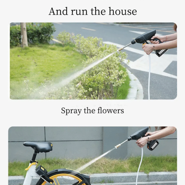 Akumuliatorinis aukšto slėgio plovimo įrenginys 24V