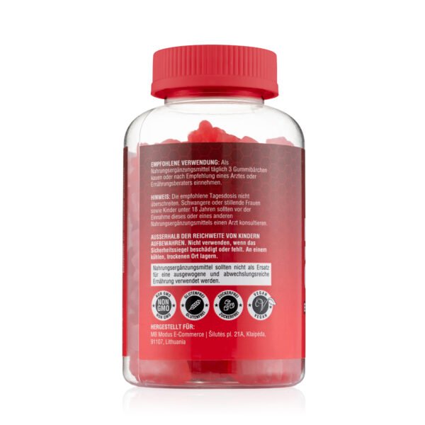 Kreatino Monohidrato Guminukai Strawberry 5000mg - 90 vnt.