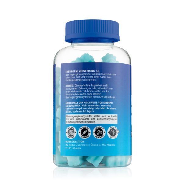 Kreatino Monohidrato Guminukai Blueberry 5000mg - 90 vnt.