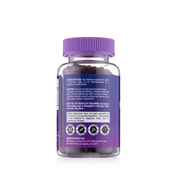 Melatonino Guminukai Miegui 5mg (Vynuogių Skonio) - 60 vnt.