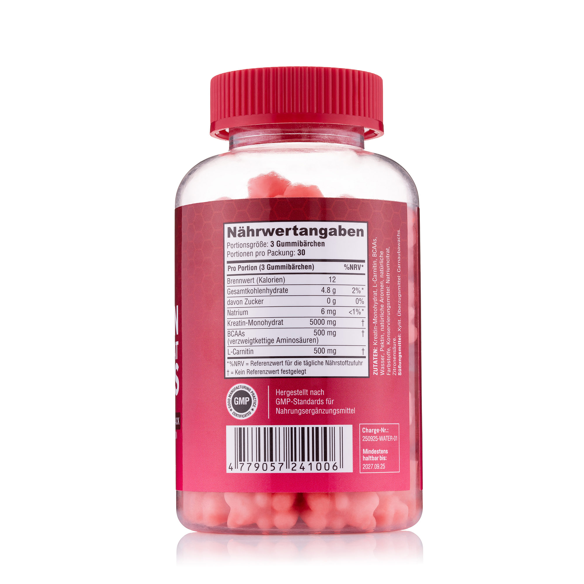 Kreatino Monohidrato Guminukai Watermelon 5000mg - 90 vnt.