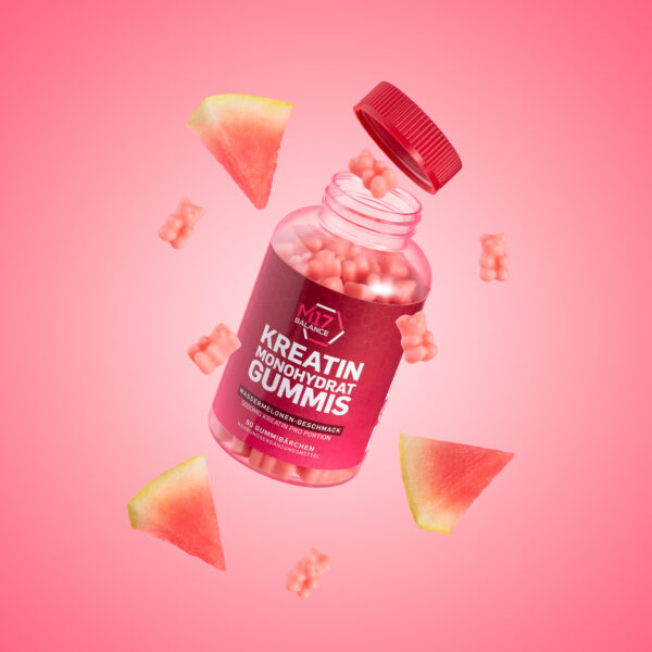 Kreatino Monohidrato Guminukai Watermelon 5000mg - 90 vnt.