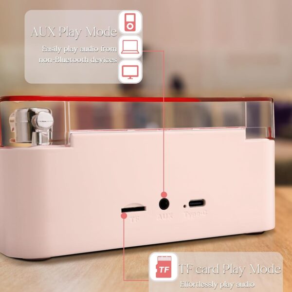 Retro Stiliaus "Vinyl" LED Muzikos Grotuvas