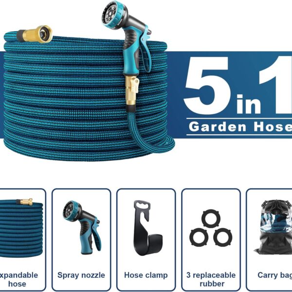 Išsitempianti laistymo žarna su priedais, 30 m