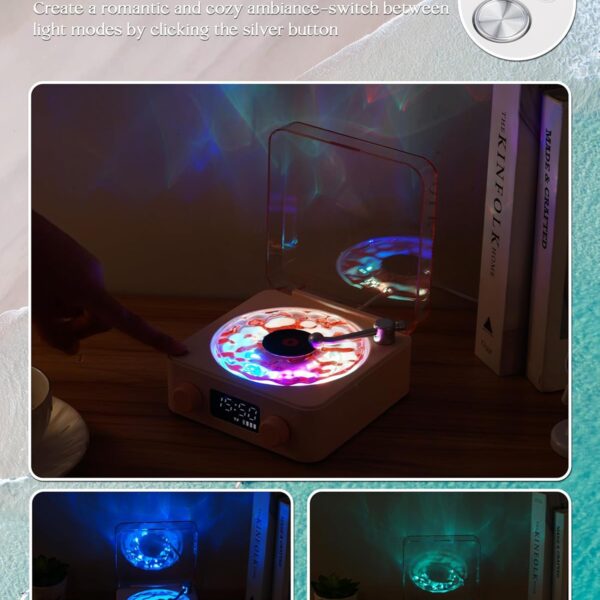 Retro Stiliaus "Vinyl" LED Muzikos Grotuvas