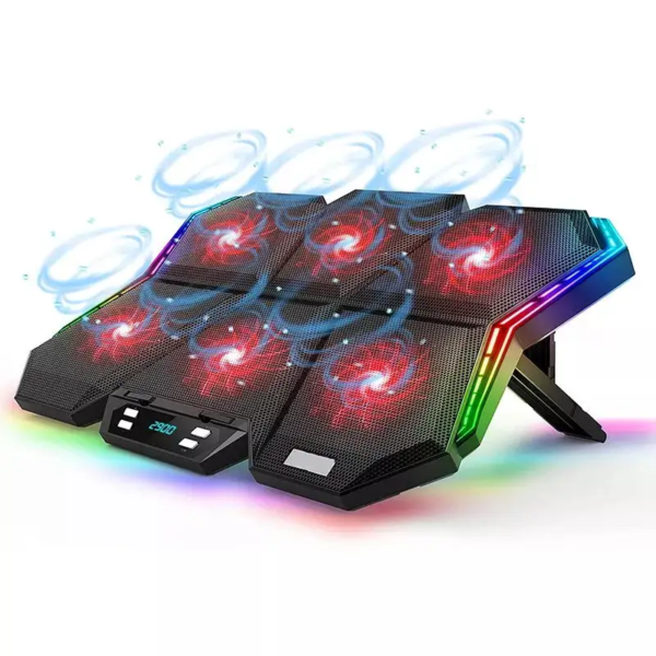 Nešiojamo kompiuterio aušinimo padas Modux RGB 17"