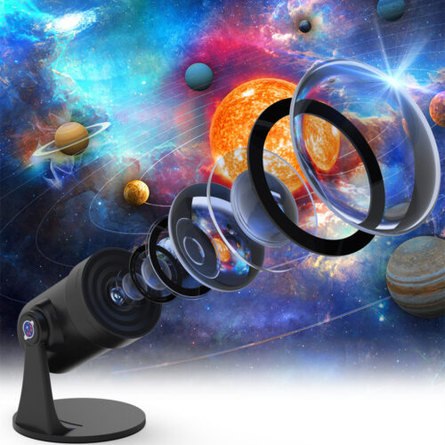 360° besisukantis žvaigždžių planetariumas projektorius (2025 m. versija)