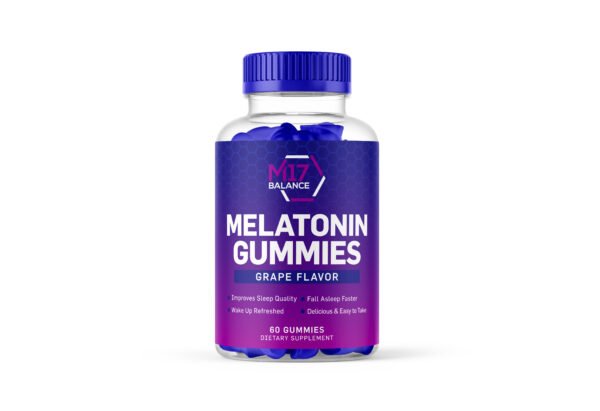 Melatonino Guminukai Miegui 5mg (Vynuogių Skonio) - 60 vnt.