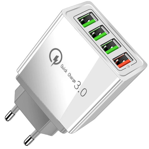 Sieninis įkroviklis Quick Charge 3.0 4x USB