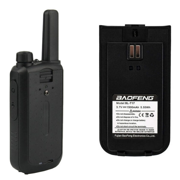 Radijo stotelės racijos Baofeng BF-T17, 2 vnt