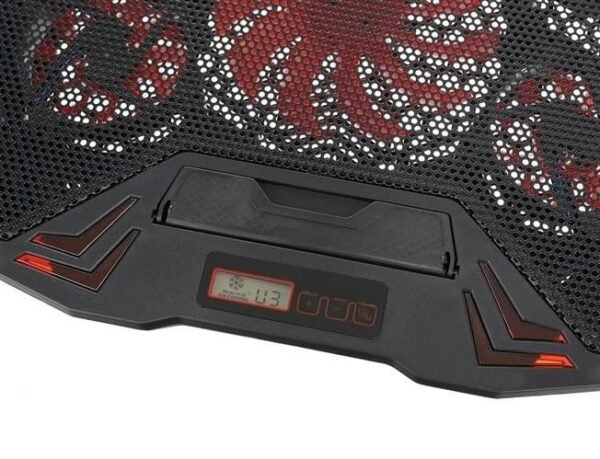 LCD kompiuterio aušinimo stovas su greičio valdymu