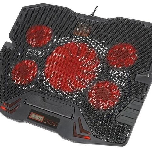 LCD kompiuterio aušinimo stovas su greičio valdymu