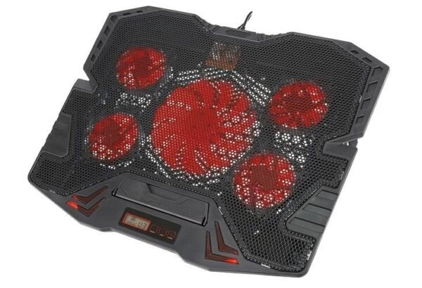 LCD kompiuterio aušinimo stovas su greičio valdymu