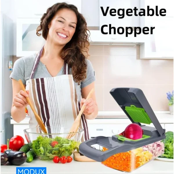 12-in-1 Daugiafunkcinė daržovių tarka (Pažeista pakuotė)