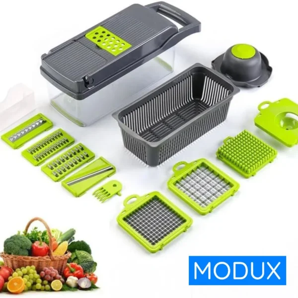 12-in-1 Daugiafunkcinė daržovių tarka (Pažeista pakuotė)