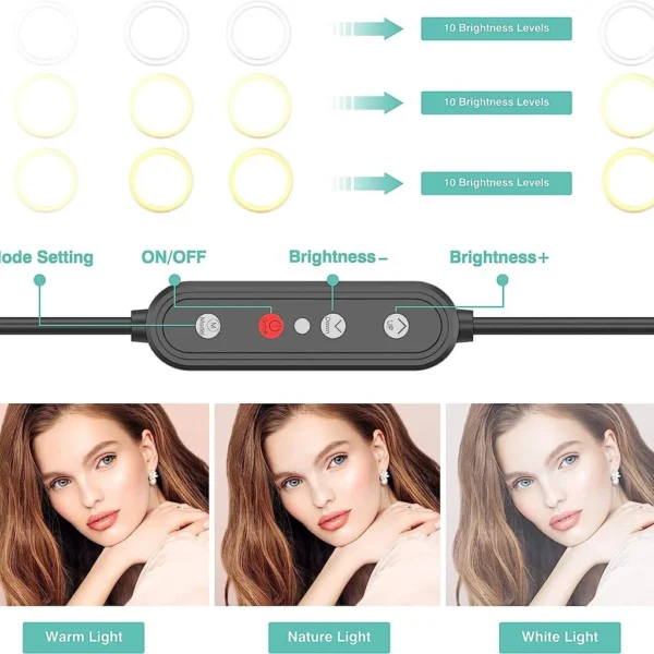 Modux LED žiedinė lempa