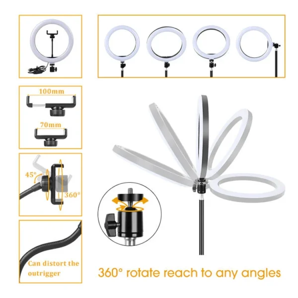 Modux LED žiedinė lempa