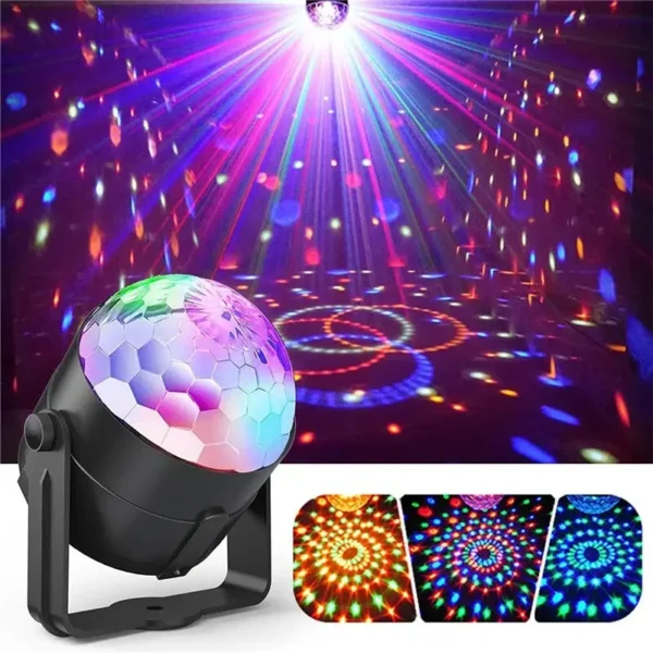 RGB LED Disko Kamuolys - Image 3