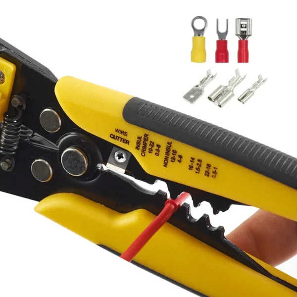 Universalios kabelių ir laidų nužievinimo replės