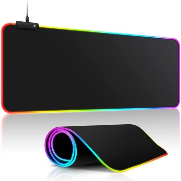 XL pelės ir klaviatūros RGB kilimėlis