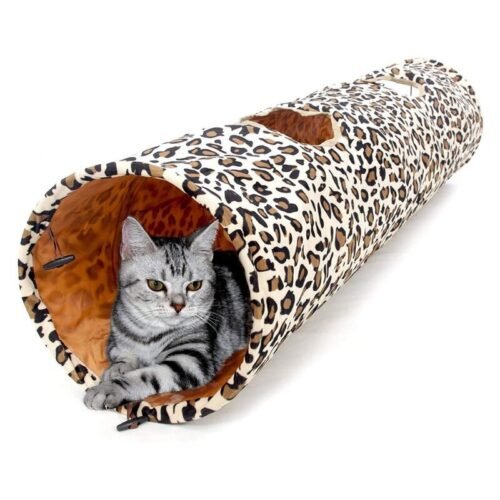 Žaislas katėms Leopardo Tunelis
